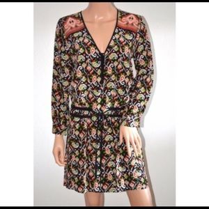 Veronica Beard Venice Paisley V neck Dress 👗